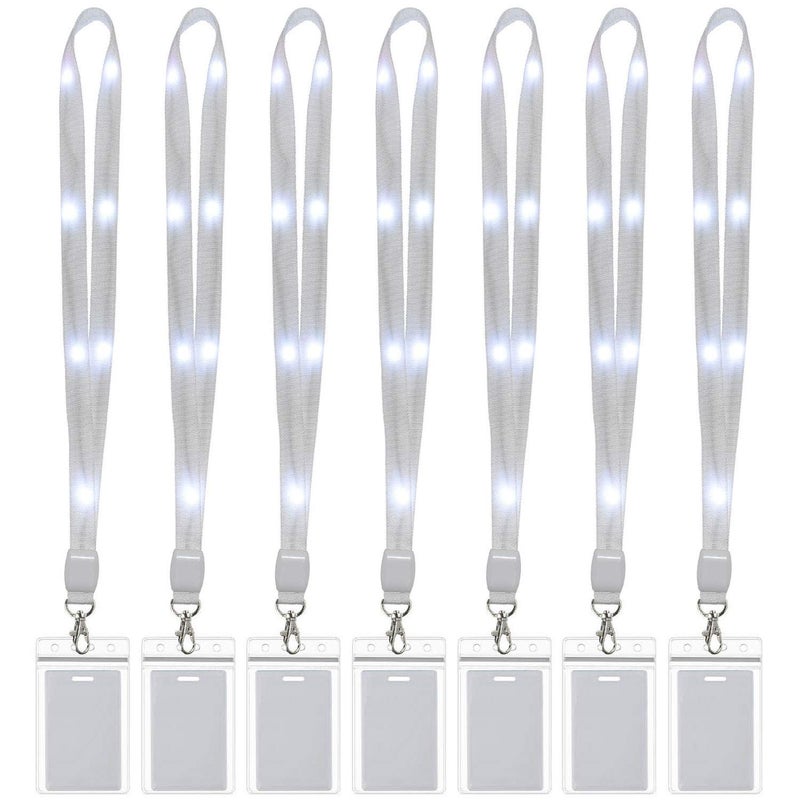 AMNQUERXUS LED Light Up Flashing Cruise Lanyards Keychain Key Holder Neck Straps Necklace - Image 1